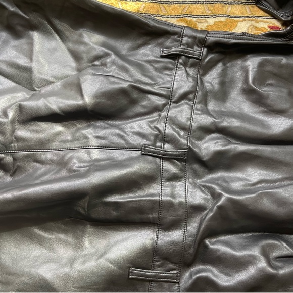 Agolde Vegan Leather Jumpsuit NWT - Picture 6 of 12